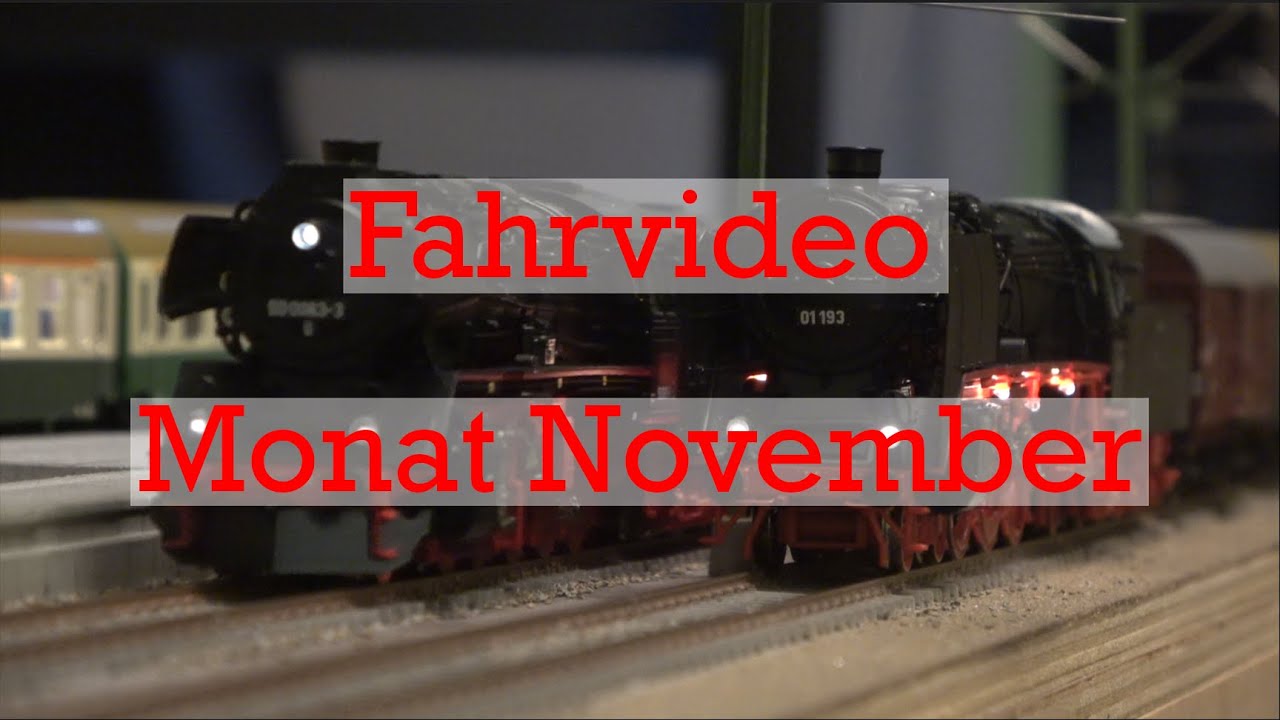 Fahrvideo November 2022|Brawa BR 01, Roco 50er, 01er...