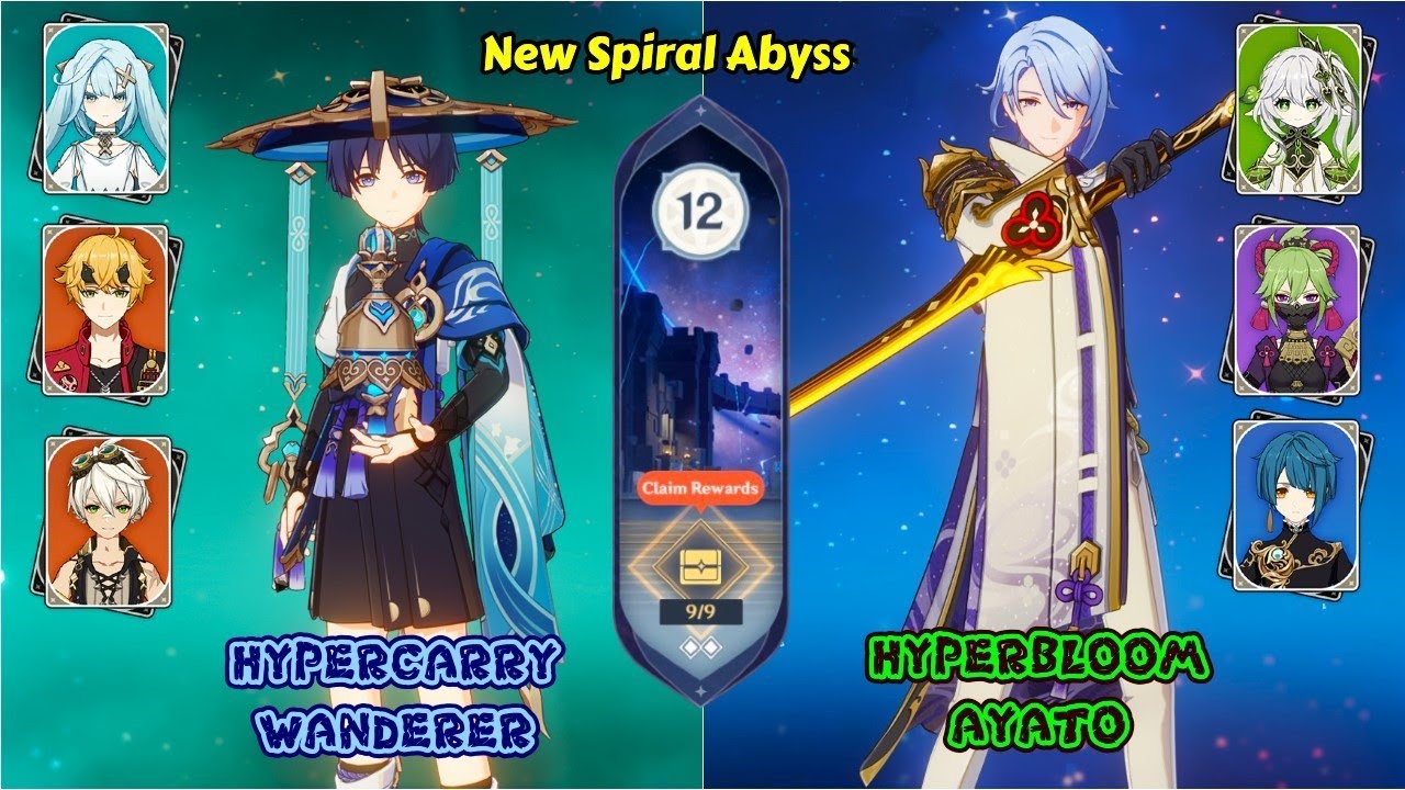 New Spiral Abyss 4.6 | HyperCarry Wanderer & HyperBloom Ayato| Genshin Impact