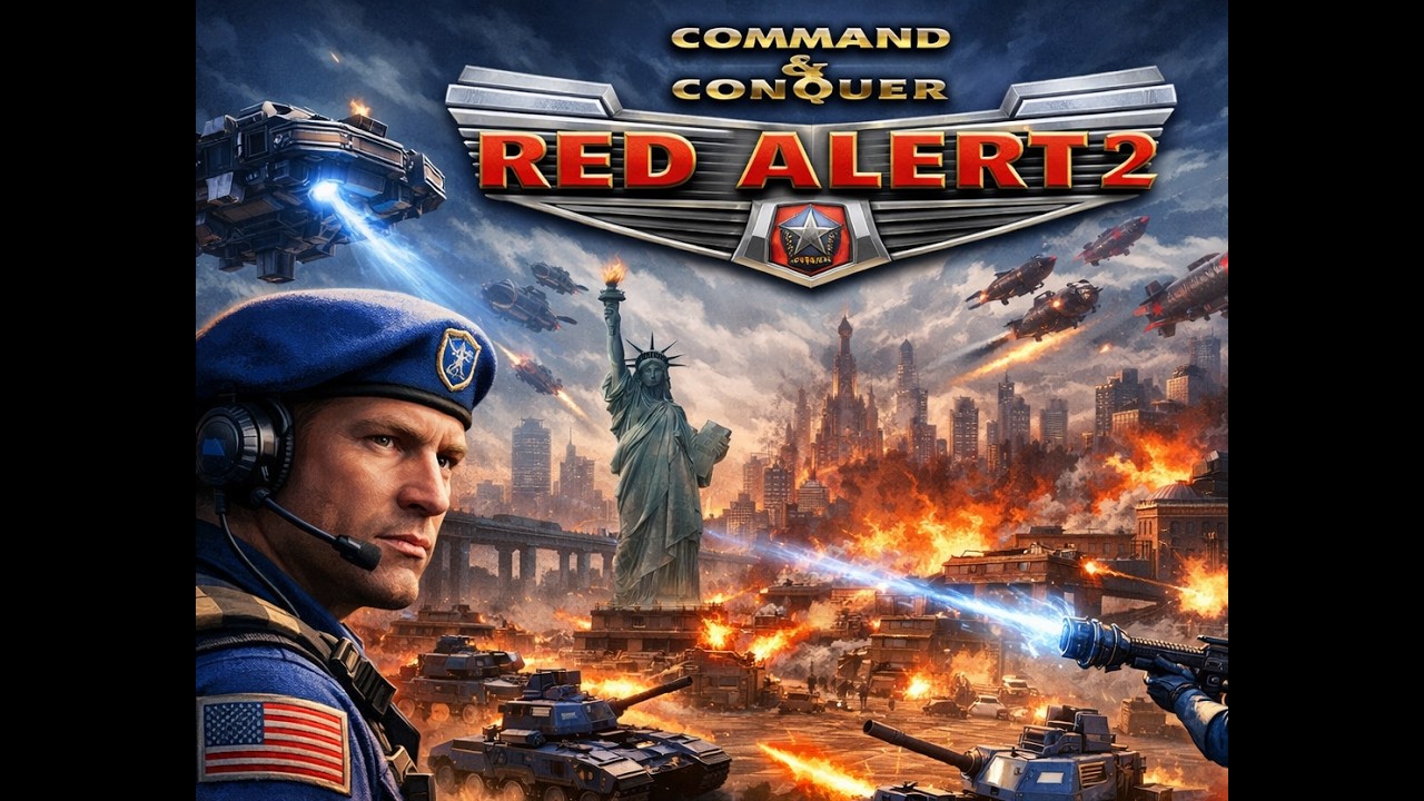 Red Alert 2   Allied 6 Mission LIBERTY HARD
