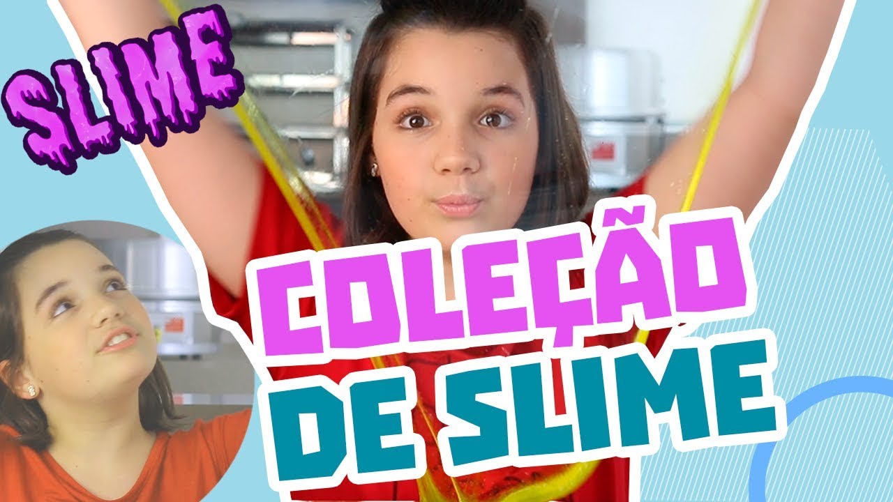MINHA COLE&Ccedil;&Atilde;O DE SLIME || Giulia Benite