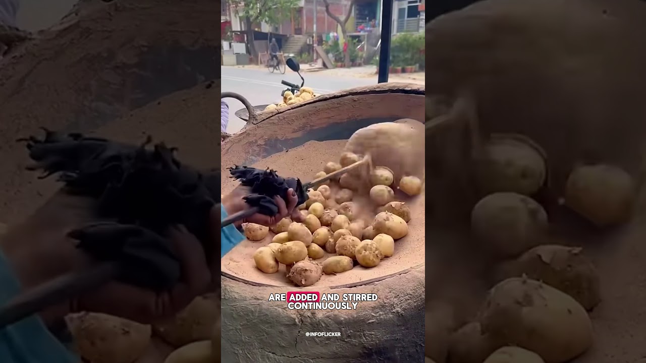Traditional Indian Sand Roasting #SandRoasting #TraditionalCooking #IndianKitchen #OilFreeCooking