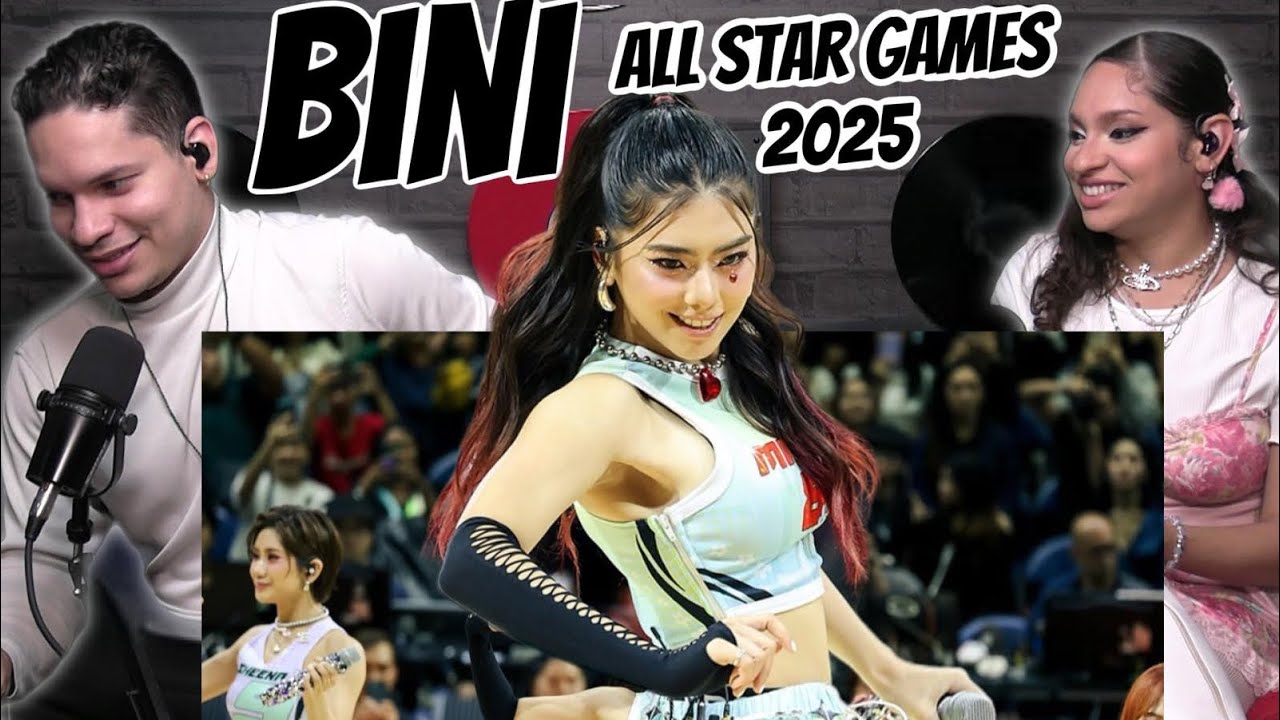 Waleska & Efra react to BINI at ALL STAR GAMES 2025
