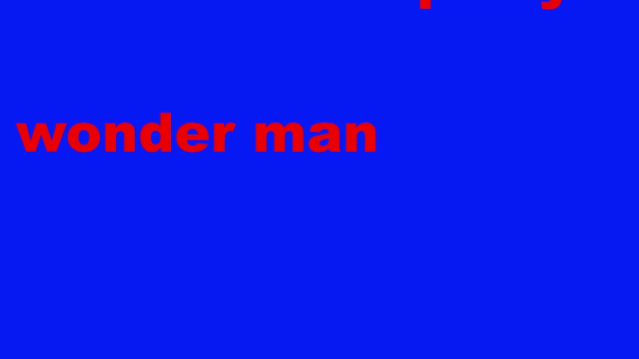 Wonderman  - TJ Byrnes/Transmission Party