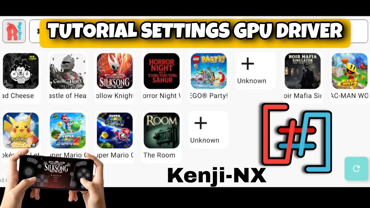 New Kenji-NX Emulator For Android-Releases Set-up tutorial and Gameplay 