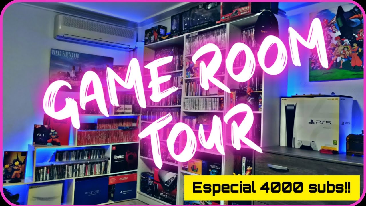 GAME ROOM TOUR 2023 - MI SETUP / VIDEOJUEGOS / FIGURAS / FRIKADAS...