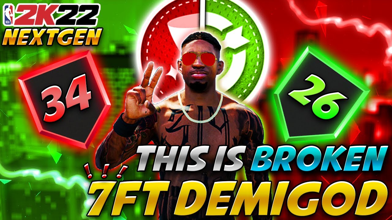 BEST STRETCH BIG BUILD IN NBA 2K22! (NEXT GEN) [BROKEN BUILD IS A DEMIGOD!!!]