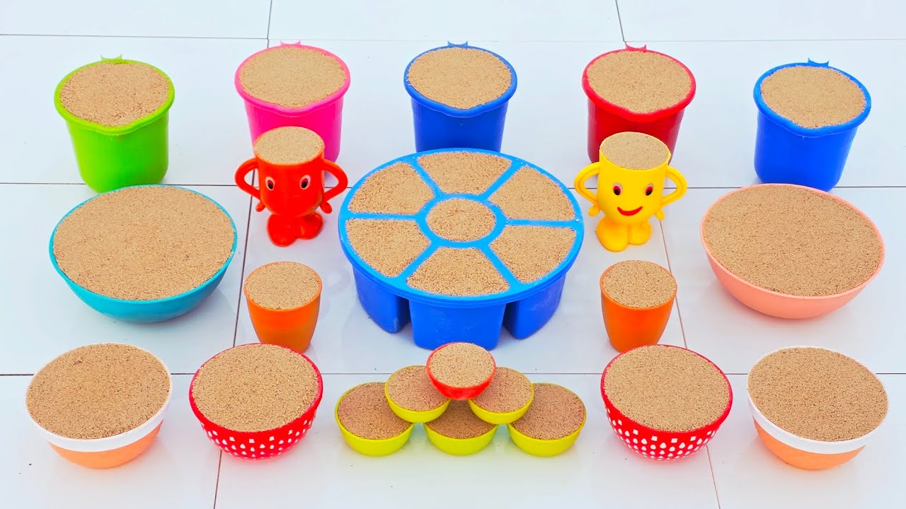 Satisfying ASMR Video DIY Amazing Multiple Glass Sand Cake Designs with relaxing sand cake videos