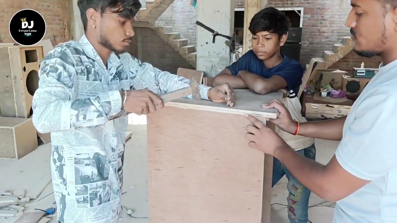 ✅RCF-Top Kaise Banate Hai  ||RCF Box Cabinet Making 15 inch 4-Top || Dj Mahadev Guna|| Dj Box Guna