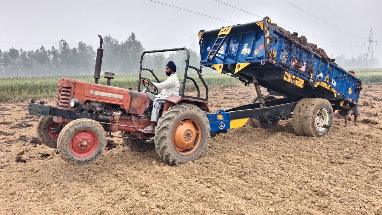 महिंद्रा चीते की ताकत देखो |mahindra 275 performance on tralla |@SandhuSaabuk18 