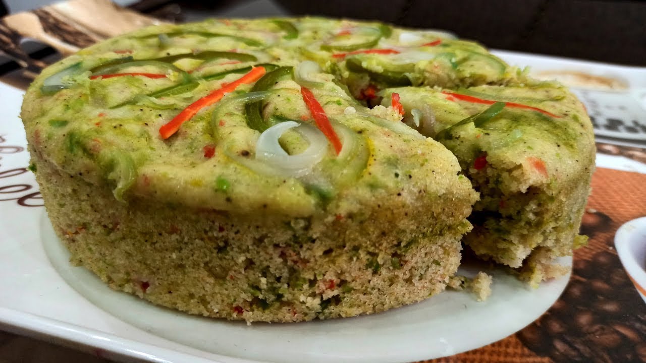 Mix Vegetable Cake | Semolina Vegetable Cake | Vegetable Cake