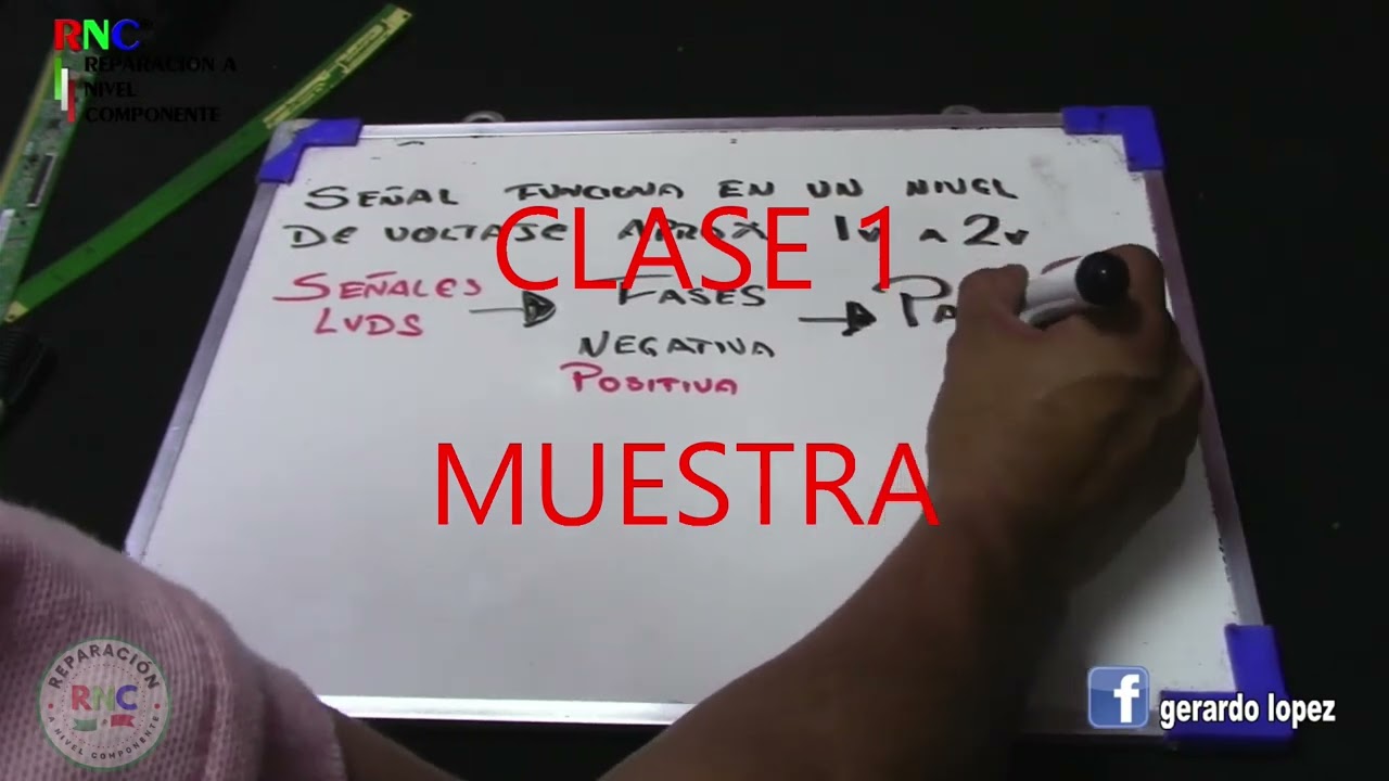 PRIMERA CLASE MUESTRA DEL CURSO APRENDE RECUPERAR PANEL DE LCD DESDE 0....
