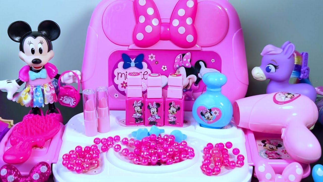 Unboxing with Disney Minnie Mouse Makeup Review Toys