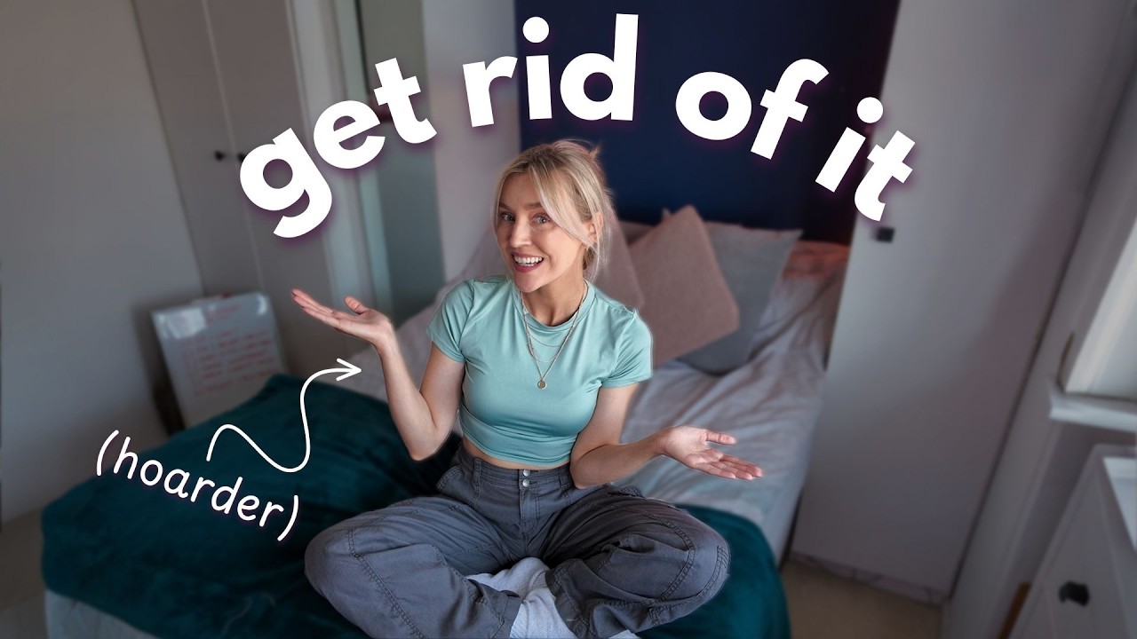 chaotic declutter with me 2025: Clothes, Skincare & Kitchen Drawer (hoarder edition) 👖🫧🧺