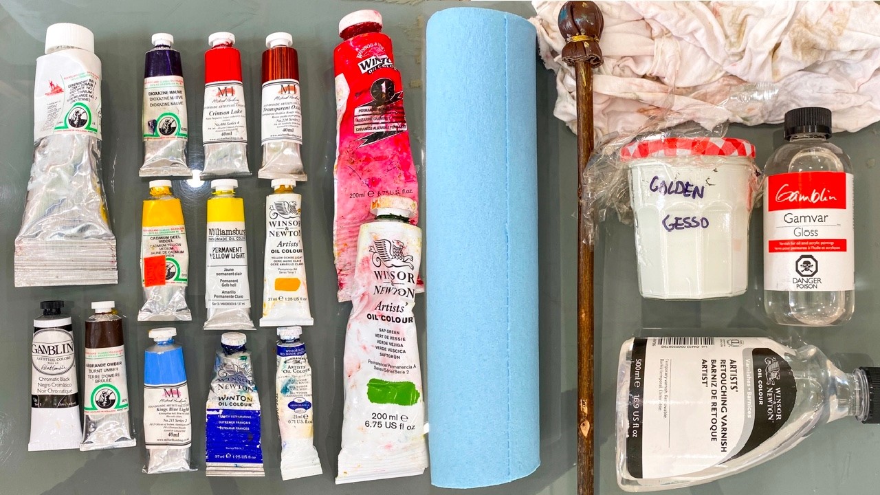 EVERYTHING you need for oil painting! Beginner, Intermediate & Advanced