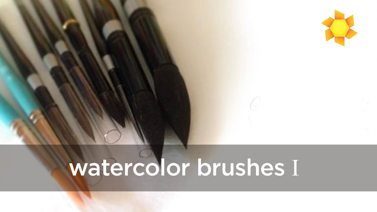 Getting Started: Watercolor Brushes Part I - brushes for crafters