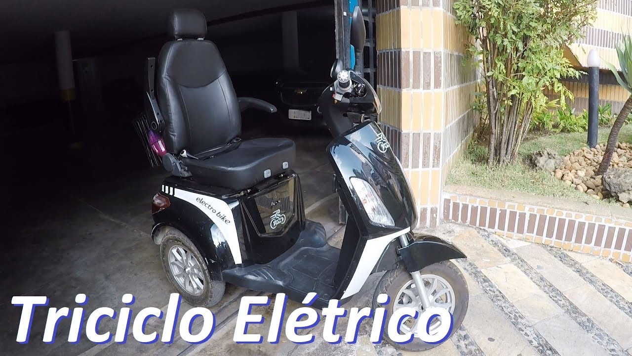 Triciclo elétrico para pessoas com mobilidade reduzida