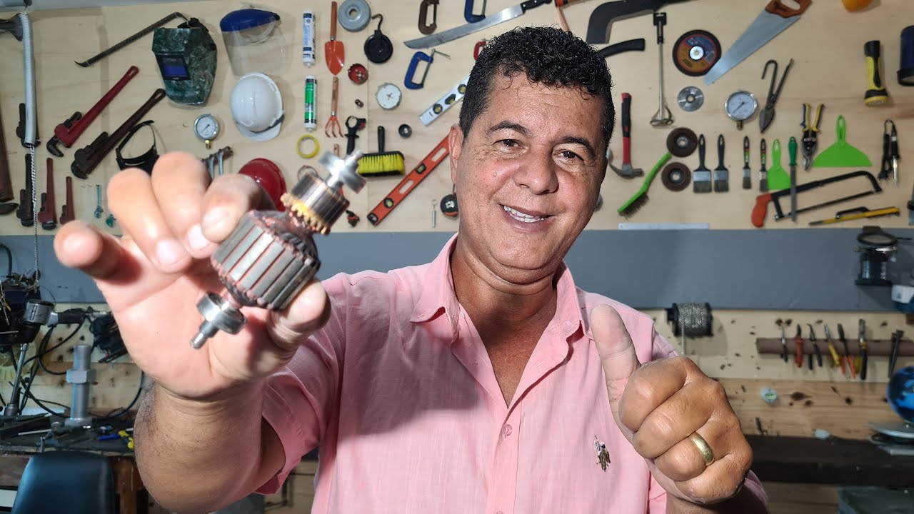 Como trocar o rolamento do motor de aspirador de pó.