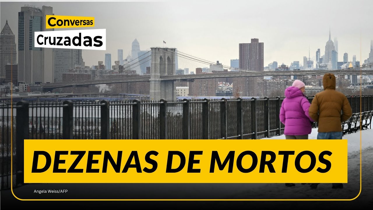 Entenda TEMPESTADE DE NEVE histórica que atinge os EUA: 