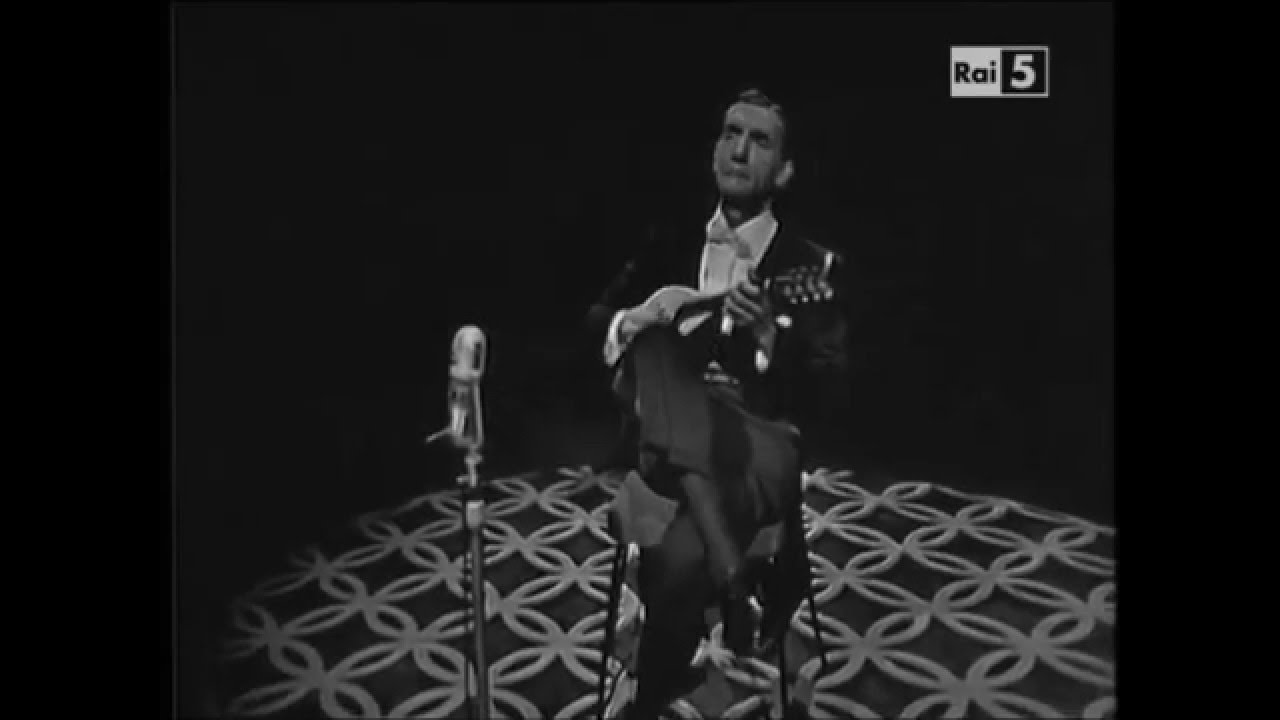 BACH Ciaccona for mandolin | G.Anedda | RAI video 1967 ®