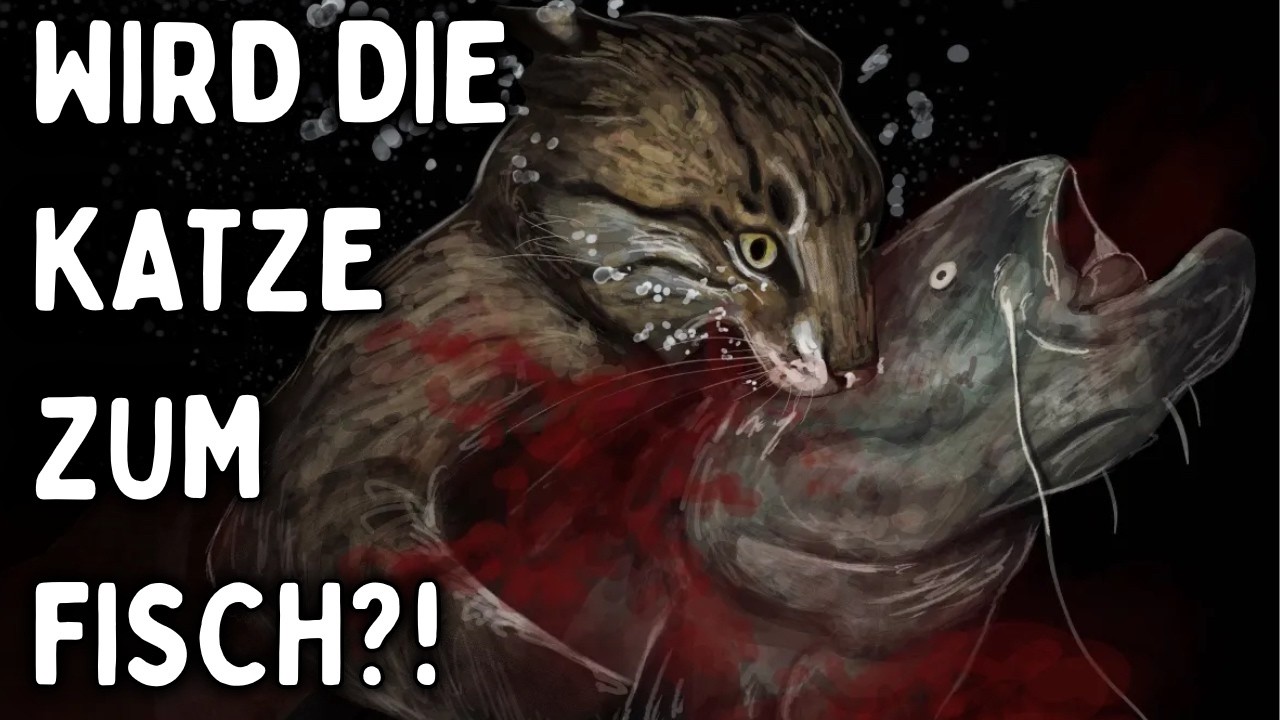 Verwandelt sich diese Katze in einen Fisch?