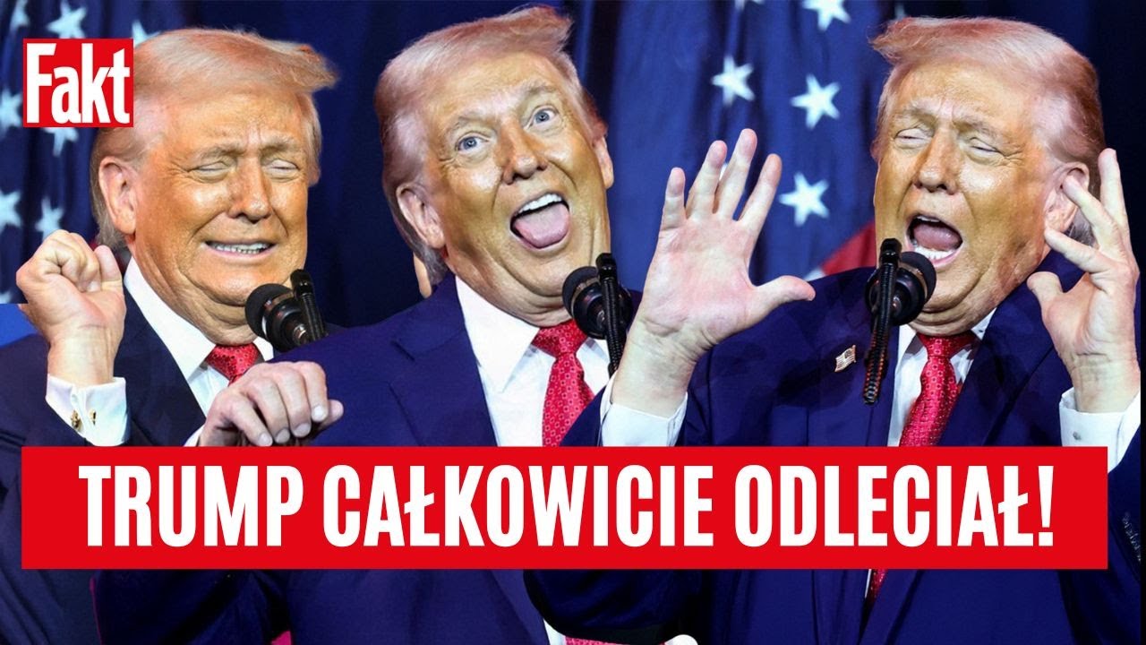 Donald Trump robi dziwne miny, tańczy i grozi użyciem wojska wobec Grenlandii | FAKT