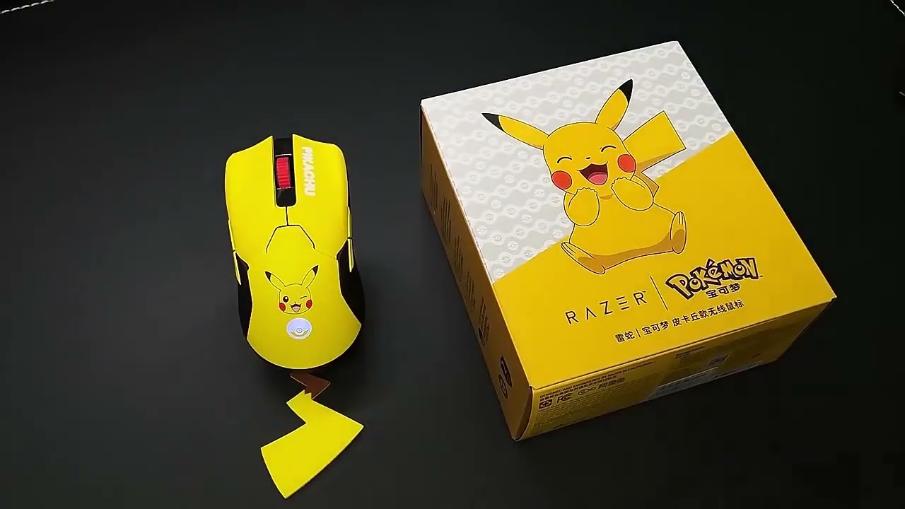 Razer Viper Ultimate Pokemon Pikachu Limited Edition Wireless Gaming Mouse with Charging Dock