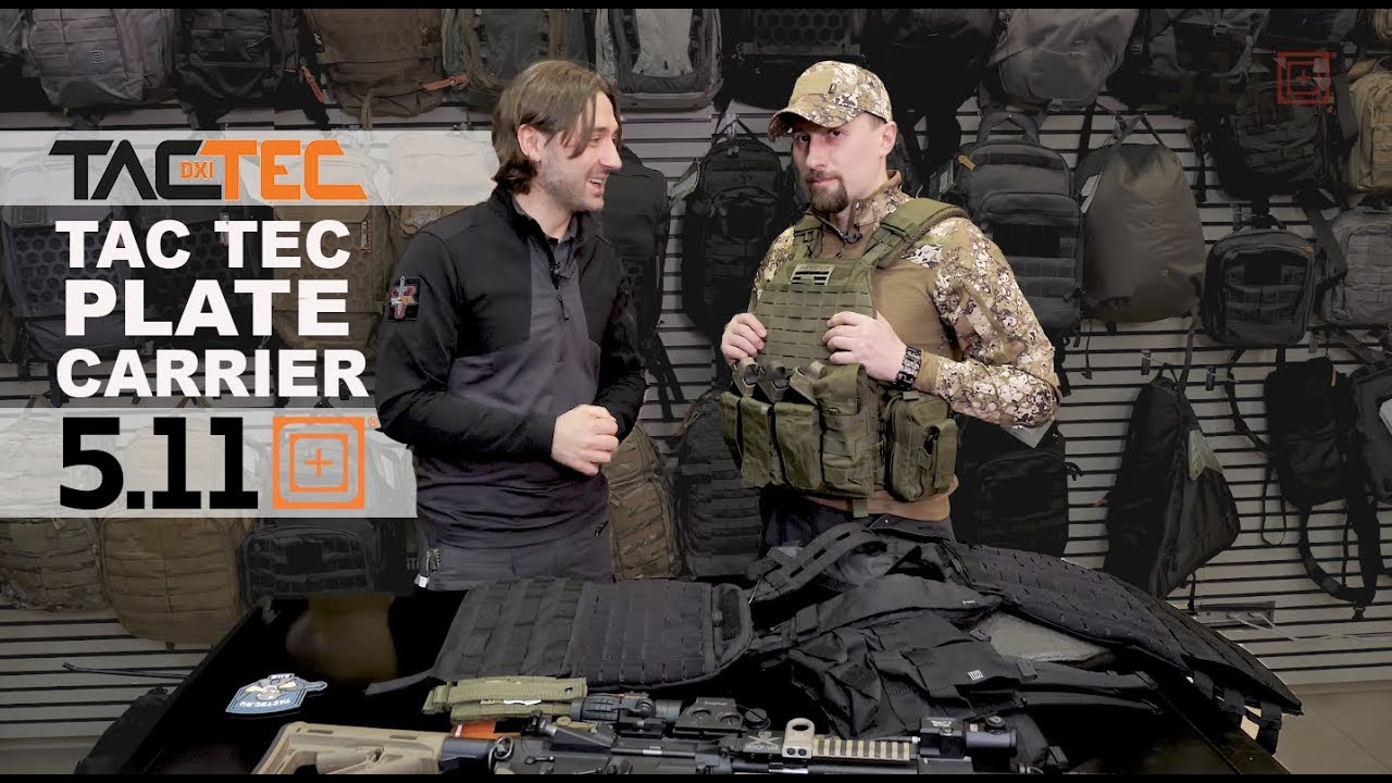 TACTEC ОБЗОР: TACTEC PLATE CARRIER от 5.11 TACTICAL