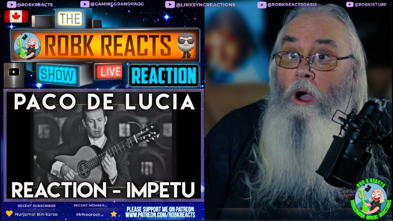 Paco de Lucia Reaction - Impetu - First Time Hearing - Requested