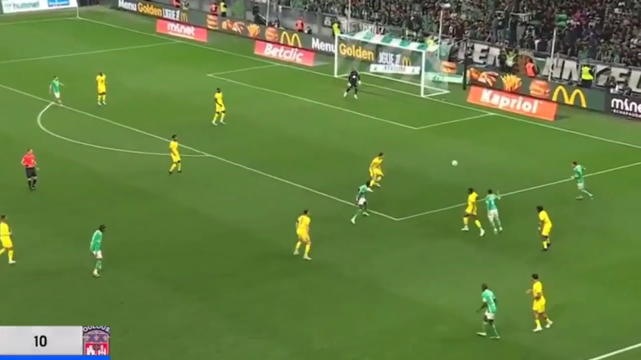 Trabzonspor'un transfer ettiği Benjamin Bouchouari'nin son oynadığı ma&ccedil;larda ki aksiyonları