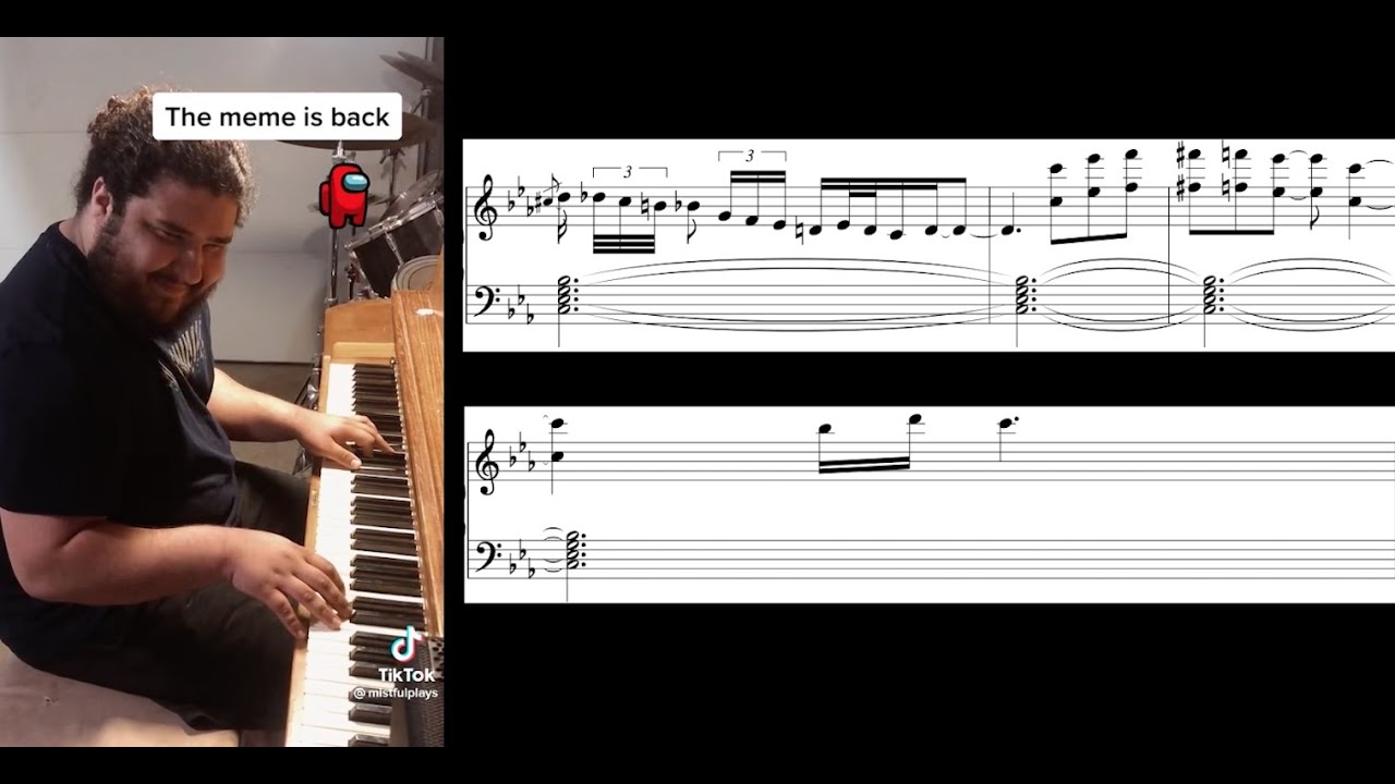 @mistfulplays &ldquo;sus&rdquo; EXTENDED version | 'Oobja' music | sheet music