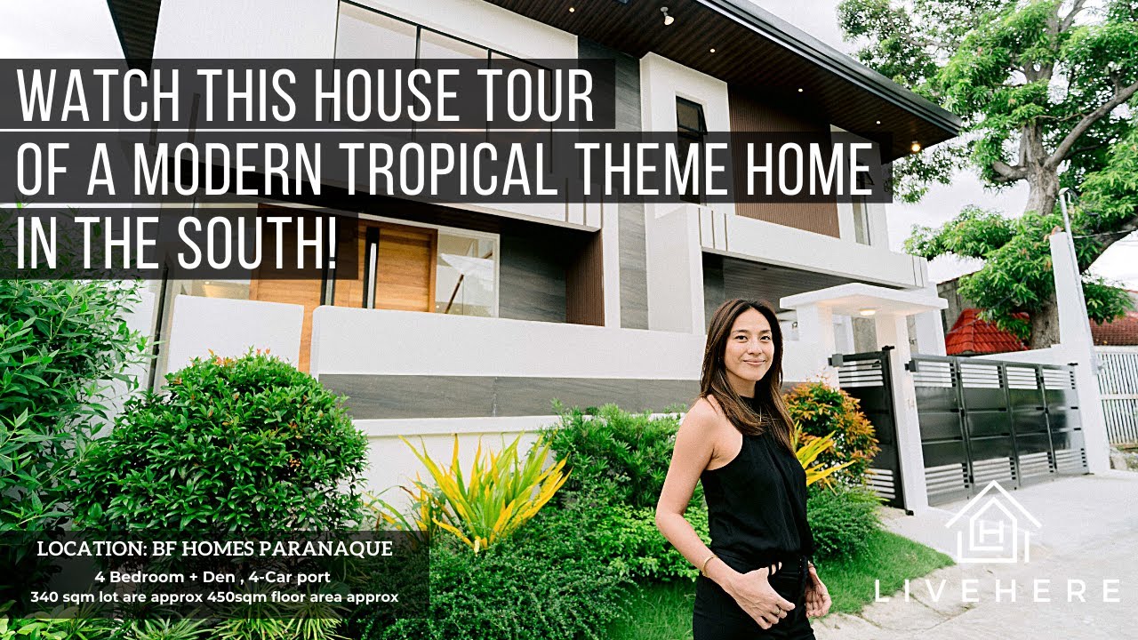 Brand New, Modern Tropical Theme House for Sale in BF Homes, Paranaque