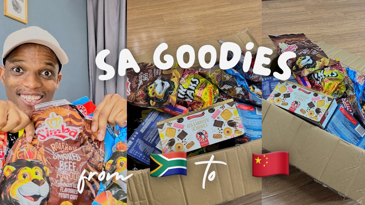 I received some South African snacks in China