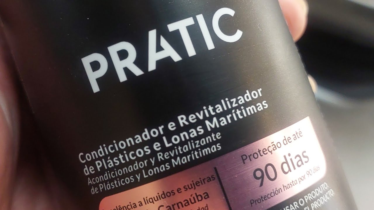 Pratic da Nobrecar é  o melhor para cuidar dos plásticos,  borrachas e lonas marítima?