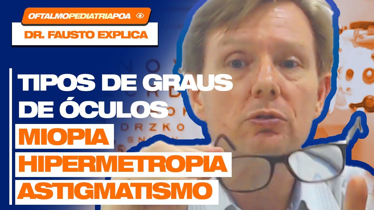 👁️ TIPOS DE GRAUS DE ÓCULOS - MIOPIA HIPERMETROPIA ASTIGMATISMO