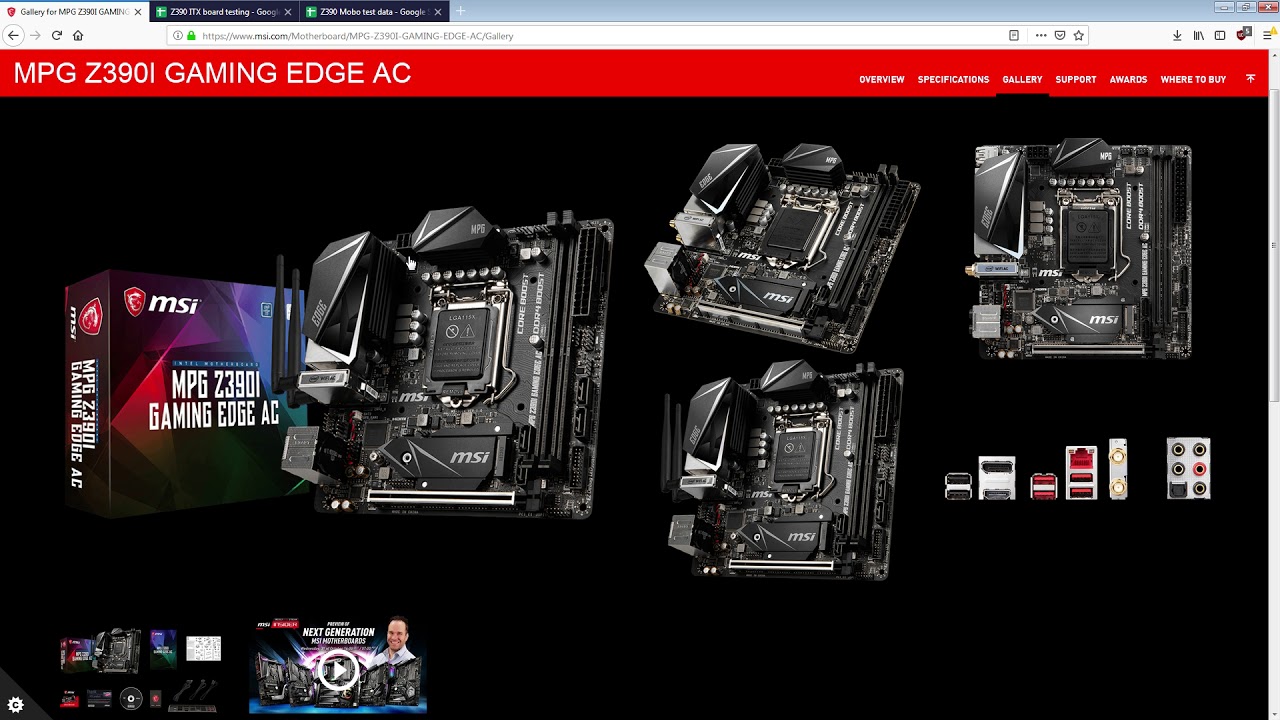 VRM thermals and overclocking on the MSI Z390i Gaming Edge AC (ITX)