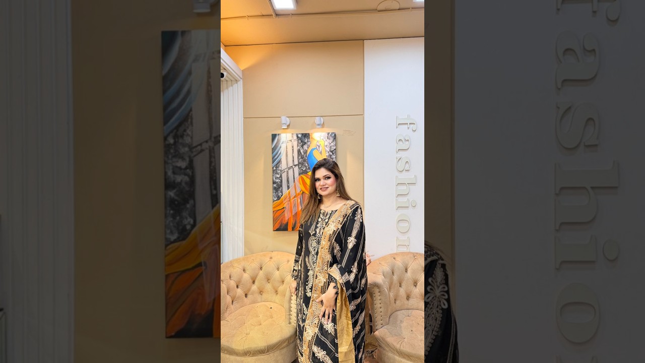 Коллекция Elaf Signature из хлопка 2026 #пакистанскиеплатья #пакистанскаямода