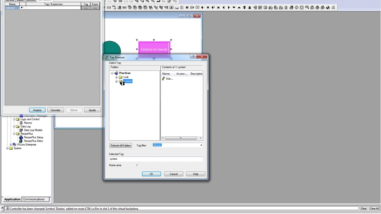 Multistate Indicator FactoryTalk View Studio indicador multiestado tutorial