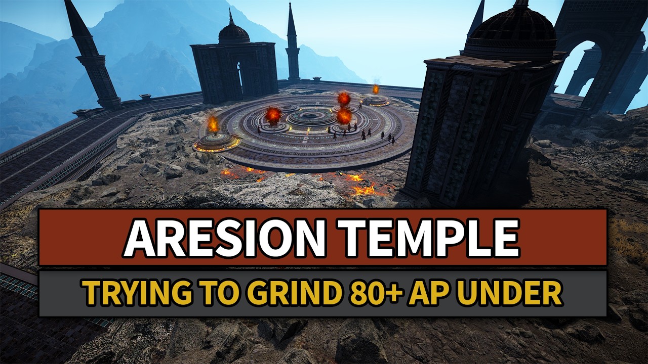 Trying Aresion Temple Grind Spot at 2380 AP | Black Desert