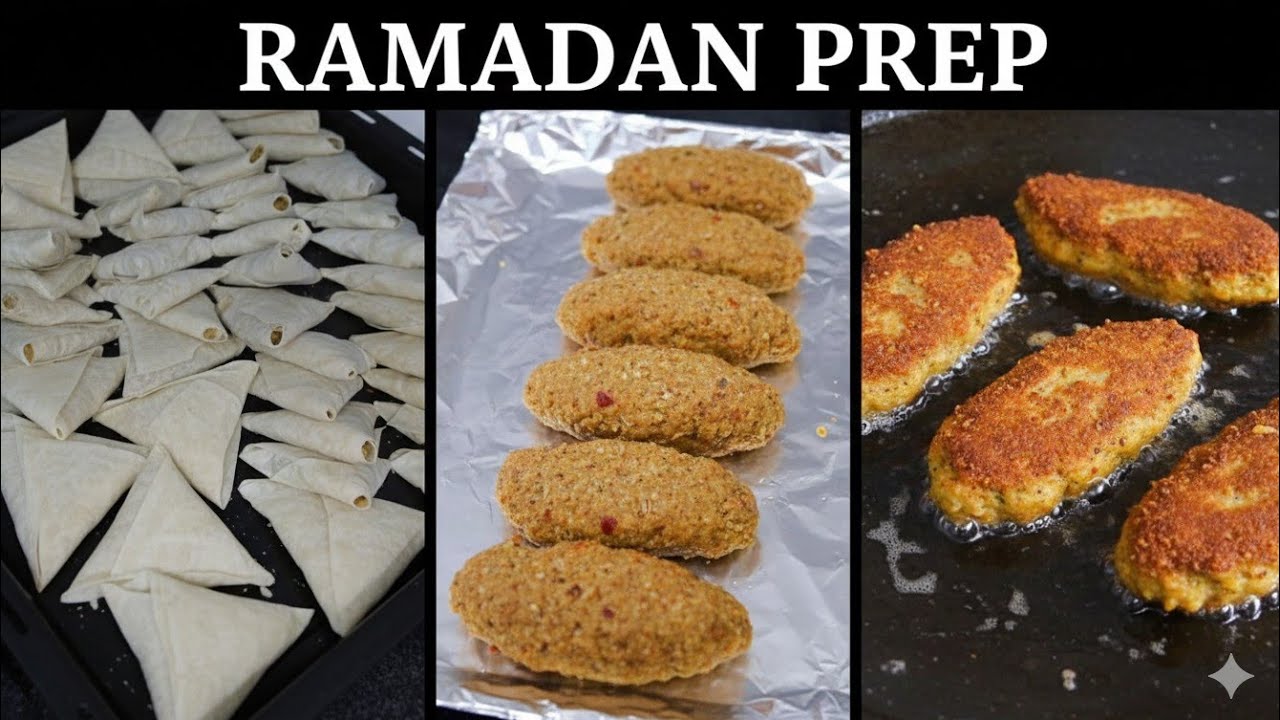 Pre Ramadan Preparation 2026 | Save Time  | kheema samosa | soya protein samosa shami kebabs