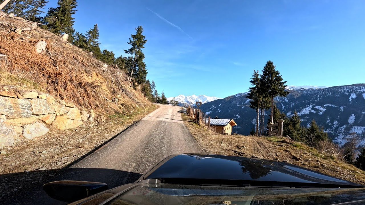 Rangersdorf zum Ferienhaus Steiner Alm. Schwersberg hoch mit der GoPro 11