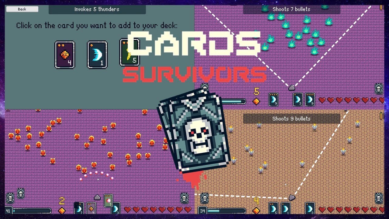 Cards Survivors | Endless replayability for deck-building x roguelike![G.Round]