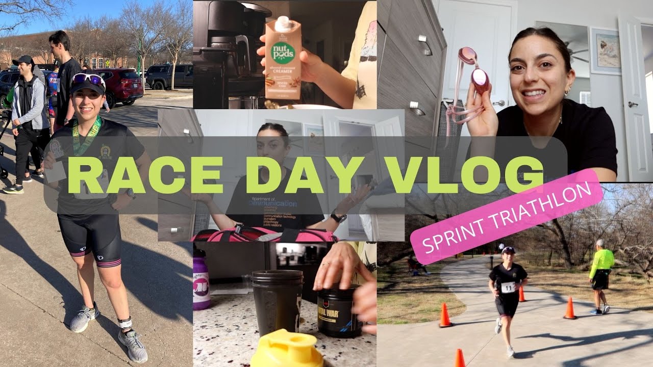 FIRST TRIATHLON OF THE SEASON!!  RACE DAY VLOG + PACK WITH ME