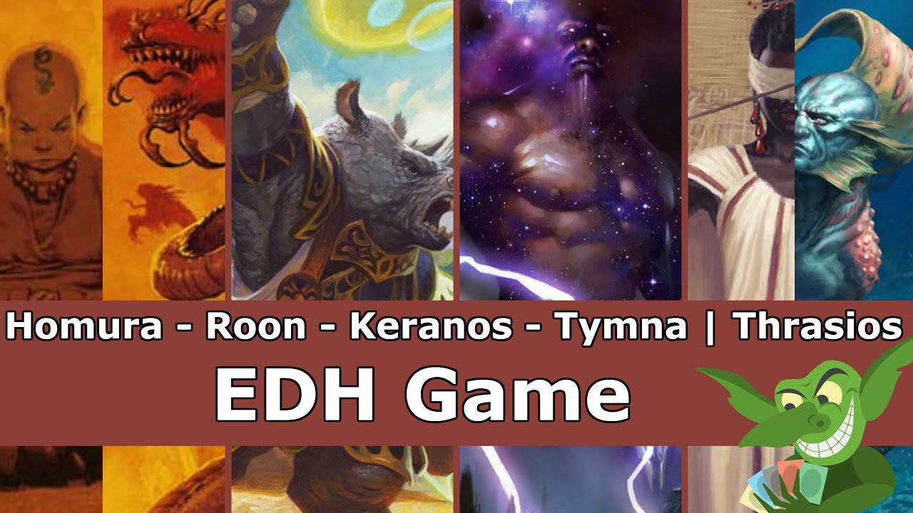 Homura vs Roon vs Keranos vs Tymna | Thrasios EDH / CMDR game for Magic: The Gathering