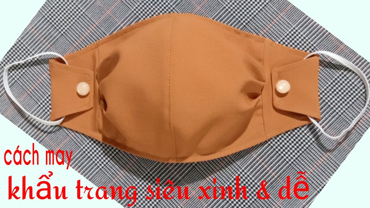 Cách may khẩu trang siêu xinh mẫu tiếp theo .ll How to sew super pretty mask next .