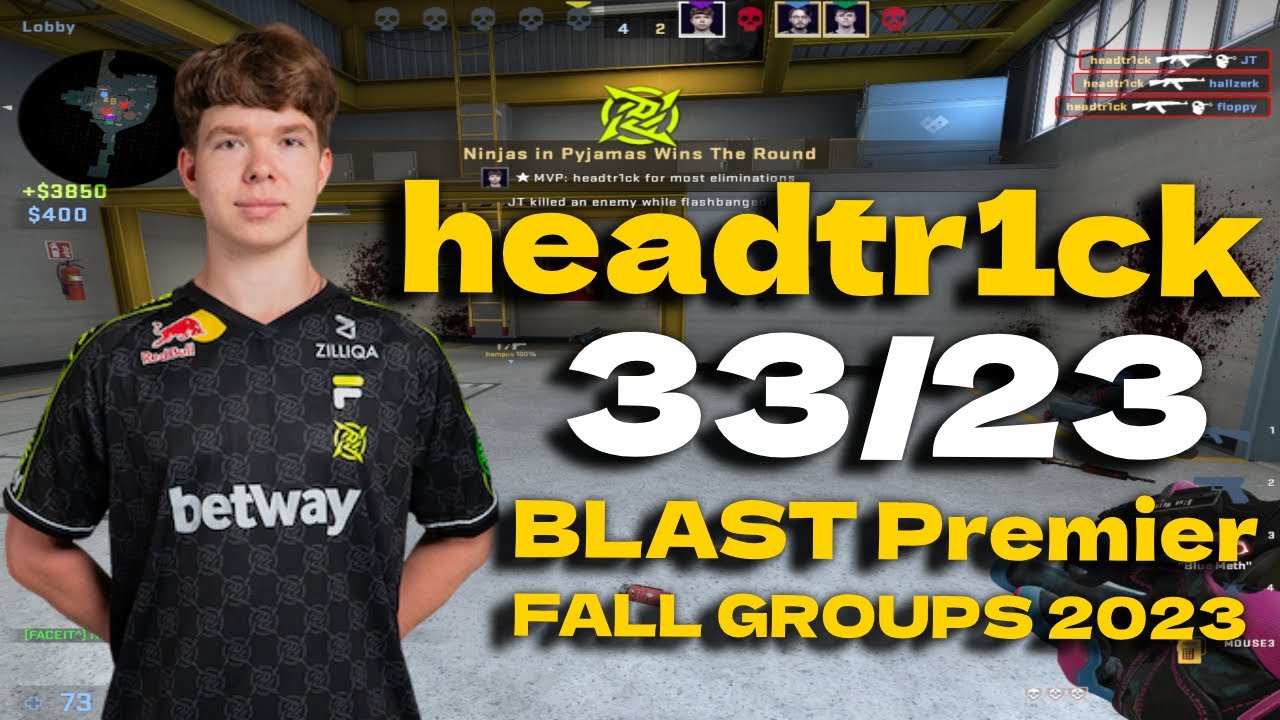 CSGO POV NIP headtr1ck (33/23) vs Complexity (NUKE) @ BLAST Premier Fall Groups 2023