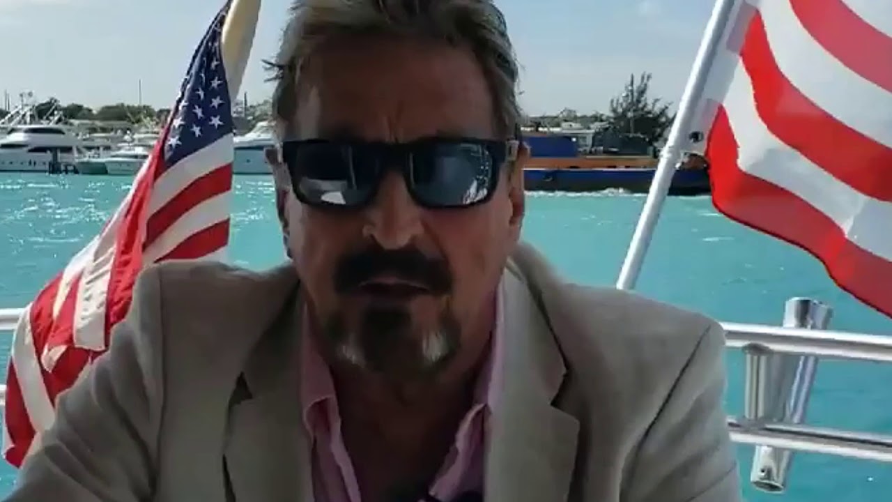 John McAfee : A Message in Exile From My Boat on 2020 Presidential Campaign