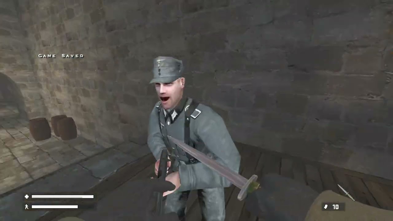 Return To Castle Wolfenstein RealRTCW v5 3 MODE RAMBO KNIFE + LMG BROWINING FULL GAME Walkthrough