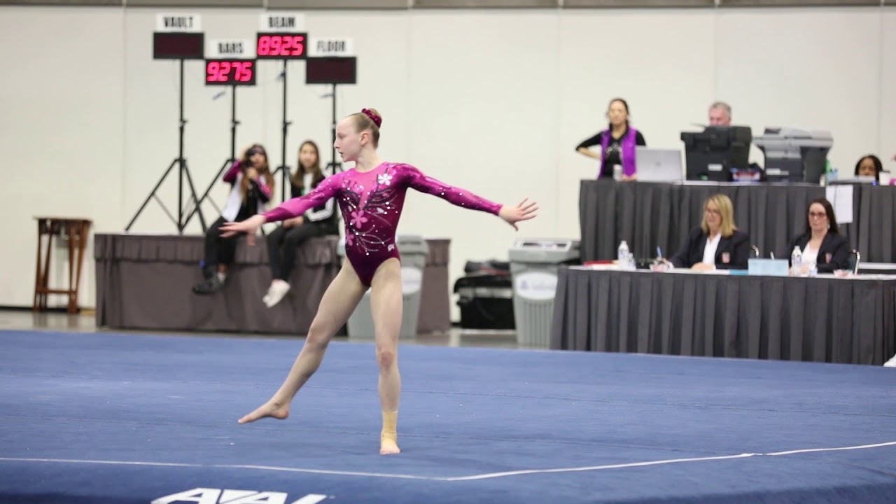 Francesca Caso Gymnastics Floor Legends 2017 (7th Grade)