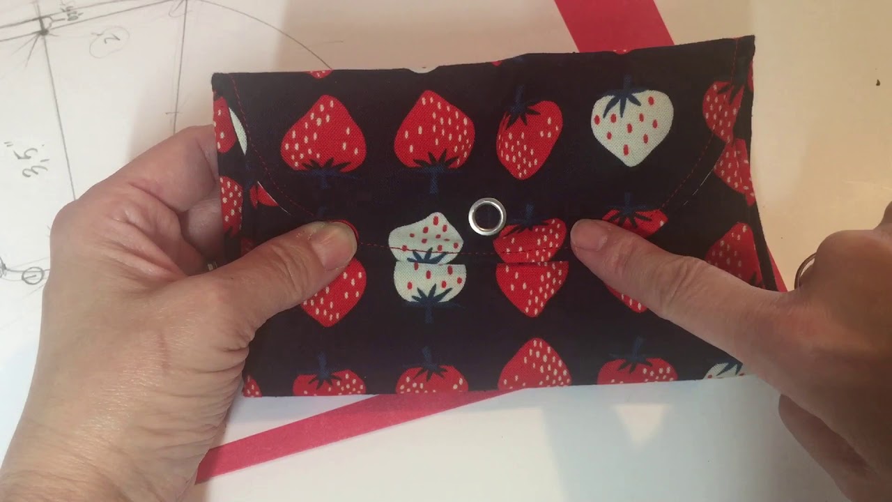 Accordion Pouch Pattern Making Tutorial (English & 日本語)