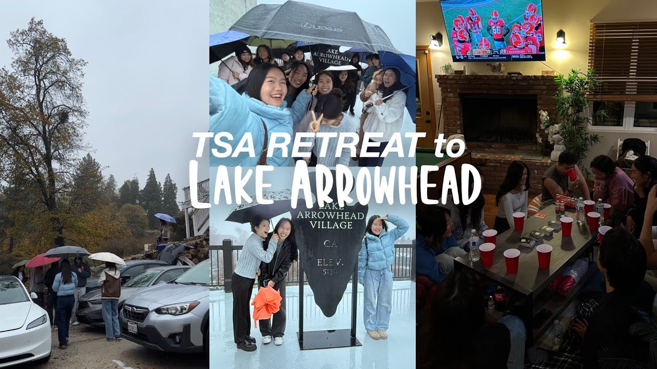 usc vlog 30: USC台灣學生會Lake Arrowhead retreat: 被雨困住的兩天一夜🌧️ | MichelleLee